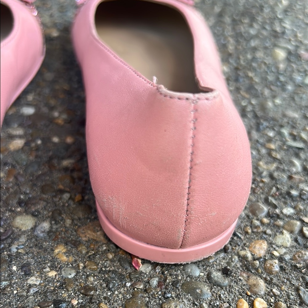 Salvatore Ferragamo Pink Glitter Kids Dress Shoes - Picture 6 of 9